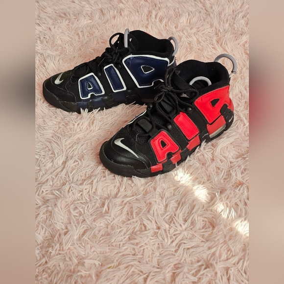 Nike Air More Uptempo GS Black/Grape/Gold WITHOUT ORIGINAL BOX - Picture 9 of 9